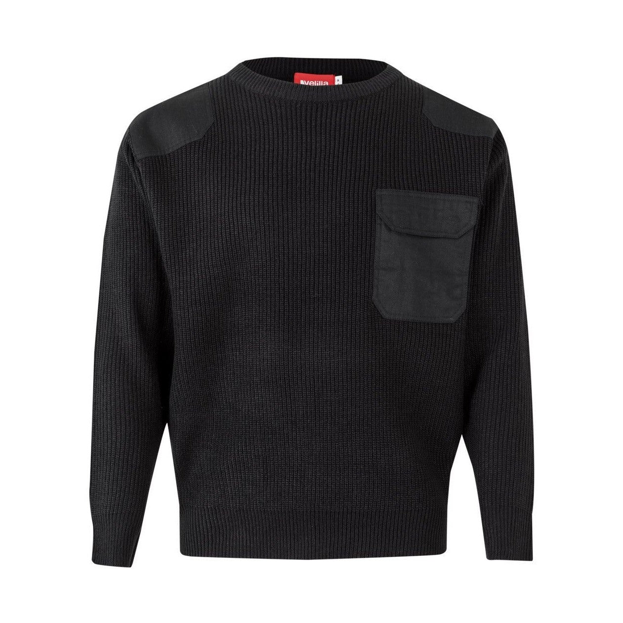 Jersey punto grueso con cuello redondo VE100