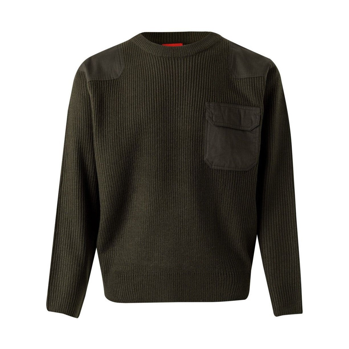 Jersey punto grueso con cuello redondo VE100