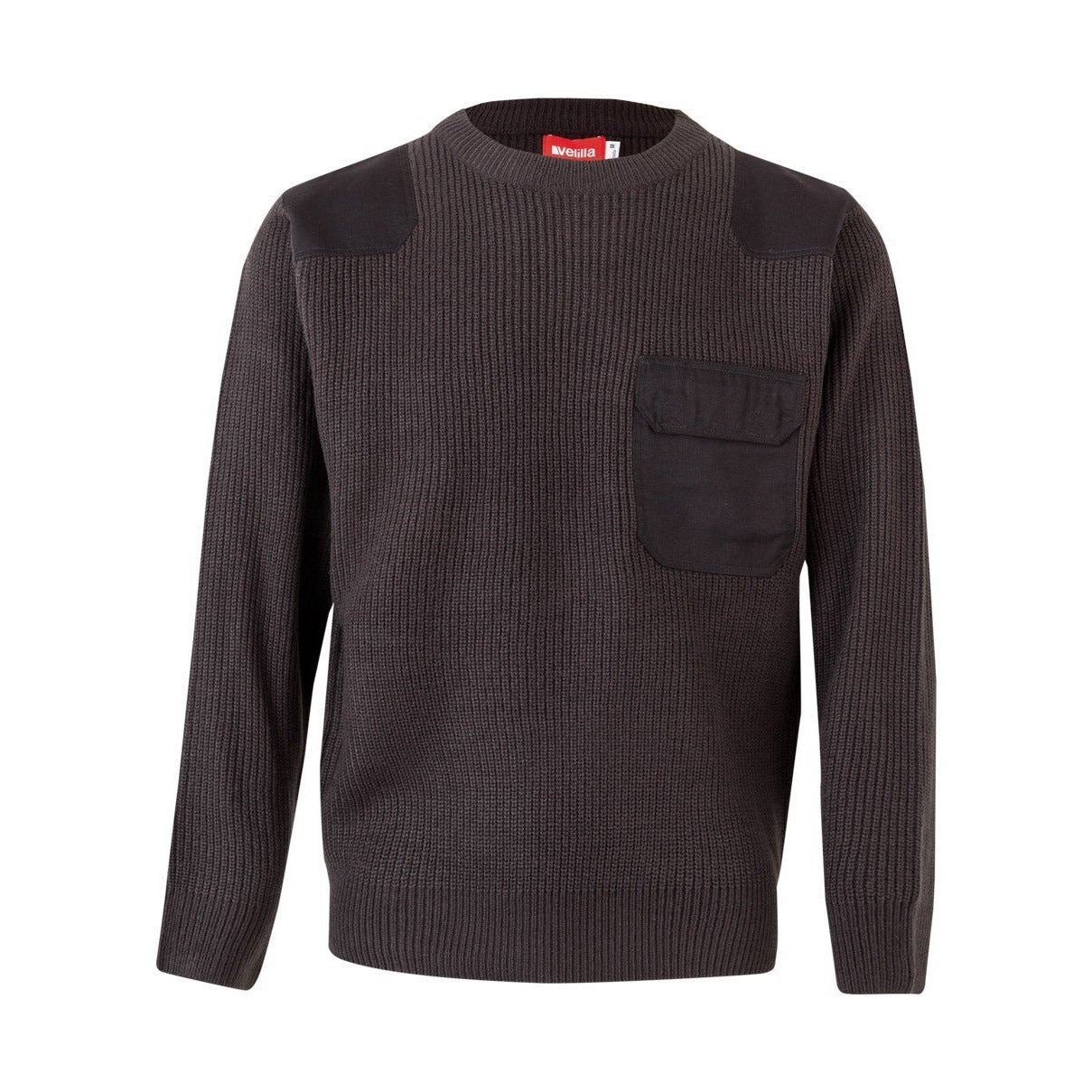 Jersey punto grueso con cuello redondo VE100
