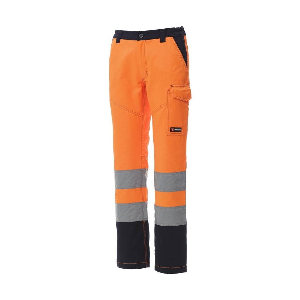Pantalón mujer alta visibilidad bicolor con bandas reflectantes PA001461-0336