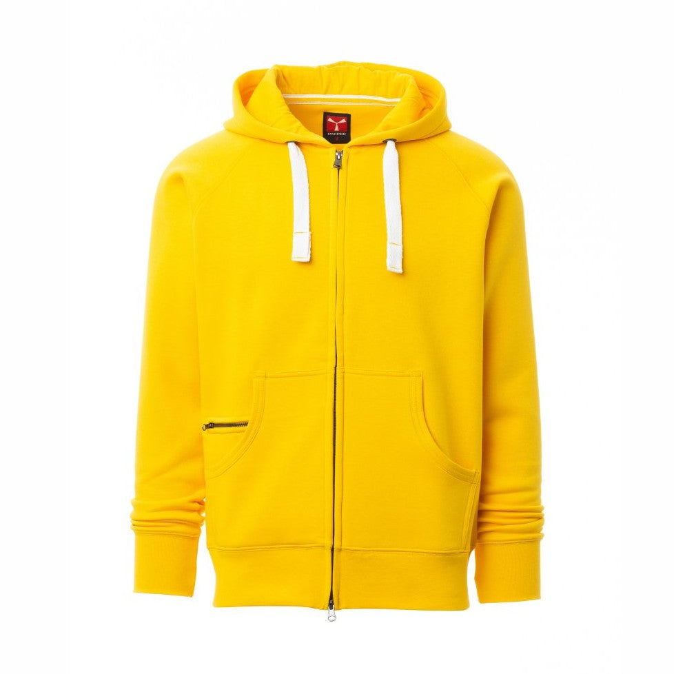 Sudadera hombre con capucha y cremallera completa cubierta PA000021-0001