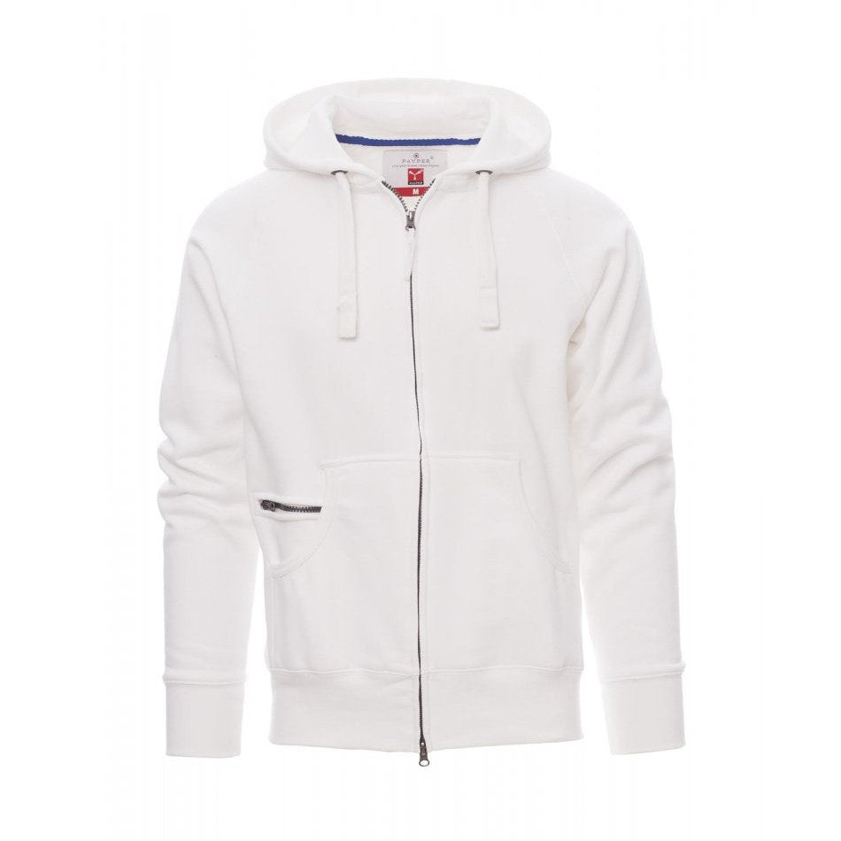 Sudadera hombre con capucha y cremallera completa cubierta PA000021-0001