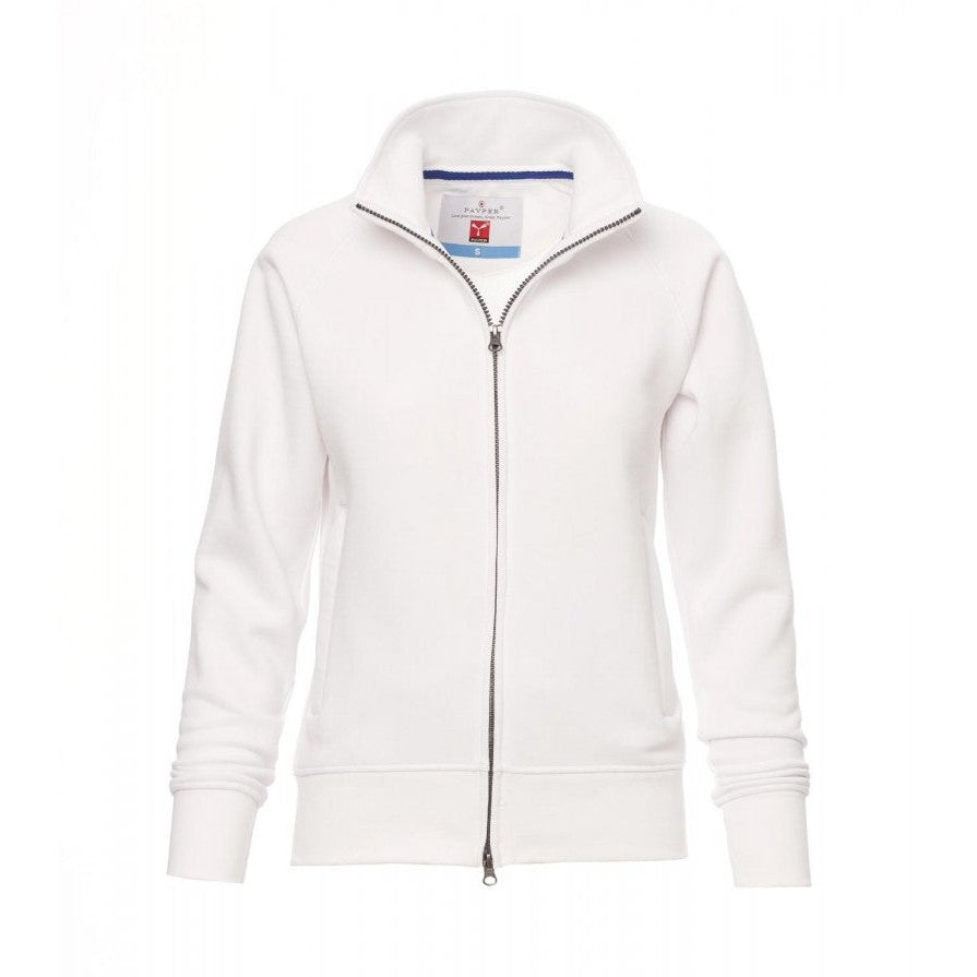 Sudadera mujer con cremallera completa cubierta y bolsillos ocultos PA000396-0001