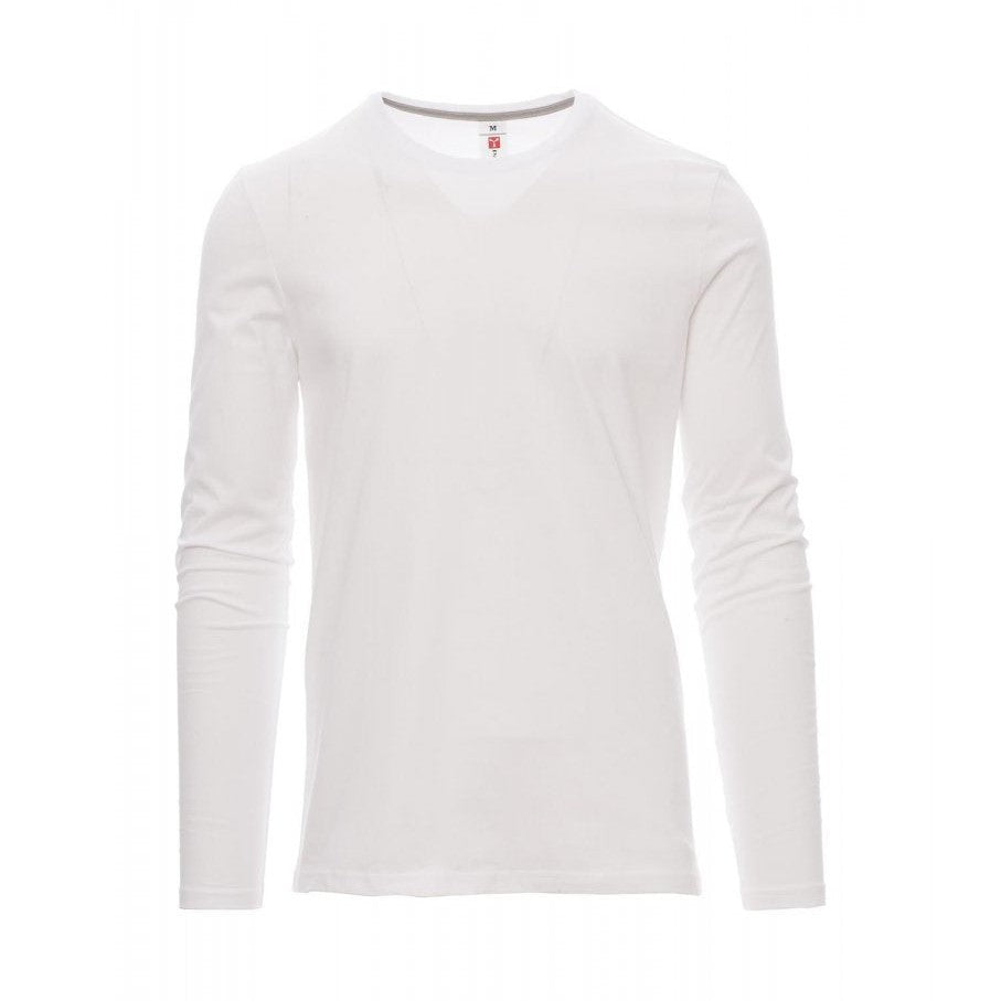 Camiseta manga larga cuello redondo con refuerzos PA000893-0033