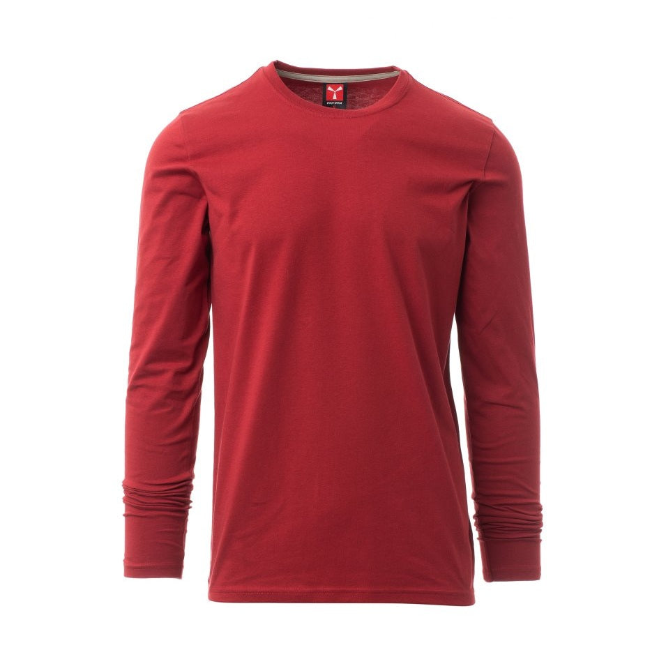 Camiseta manga larga cuello redondo con refuerzos PA000893-0033