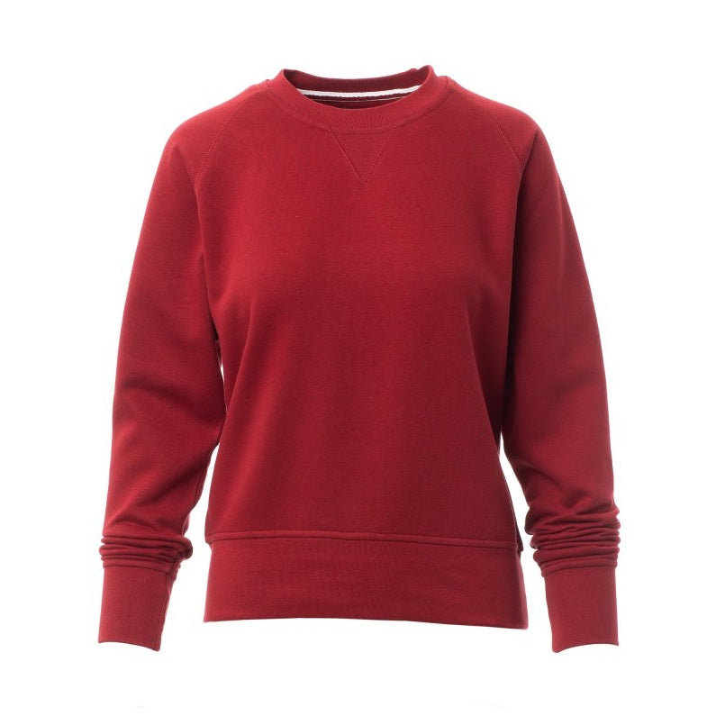 Sudadera mujer cuello redondo con mangas ranglán PA000395-0001