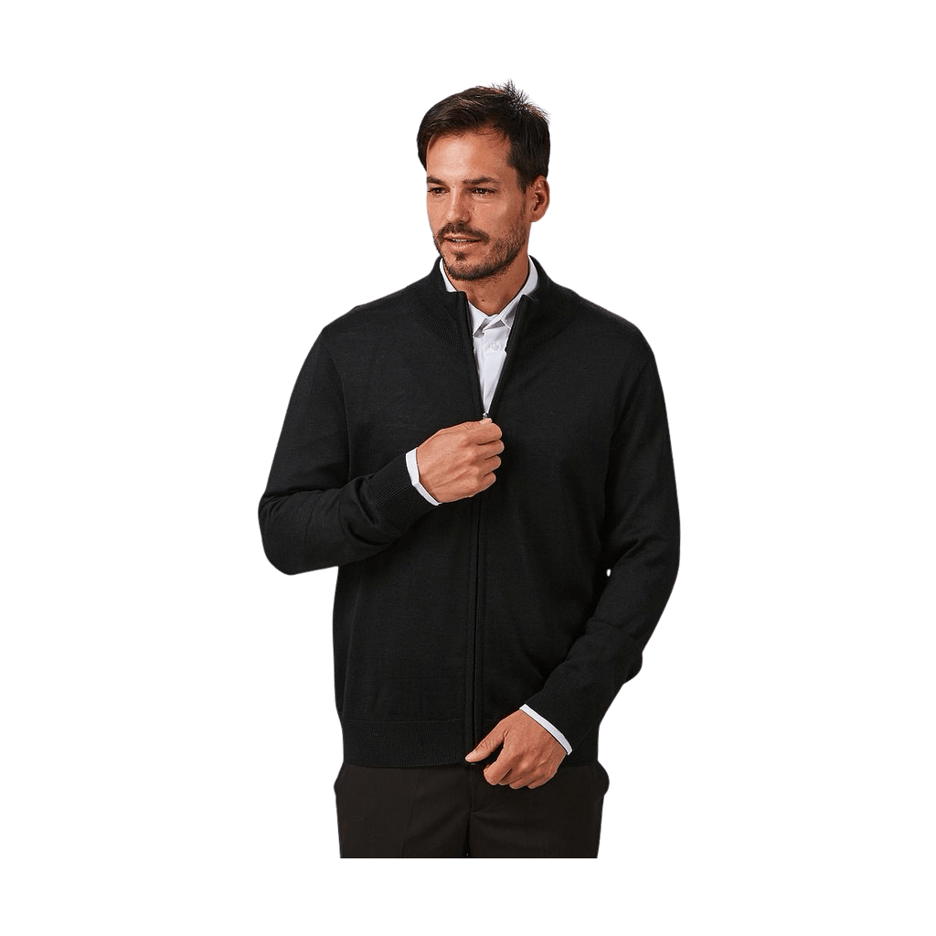 Cárdigan hombre punto fino con cremallera GA103200