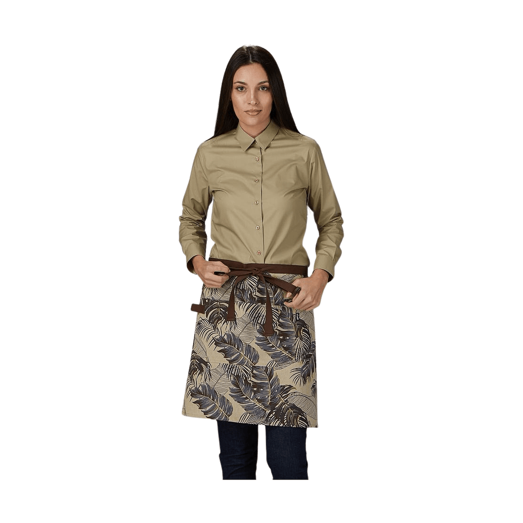 Delantal corto estampado flores 50x74 cm GA100043