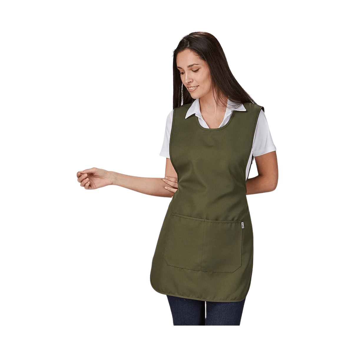 Casulla con bolsillo sarga poliester reversible GA202200