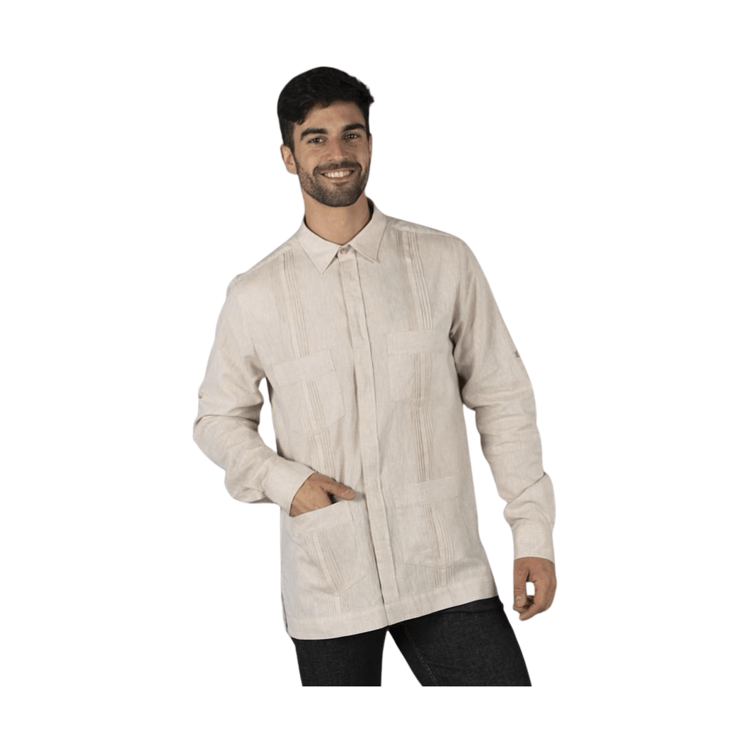 Guayabera hombre cuello camisero salomón GA210005