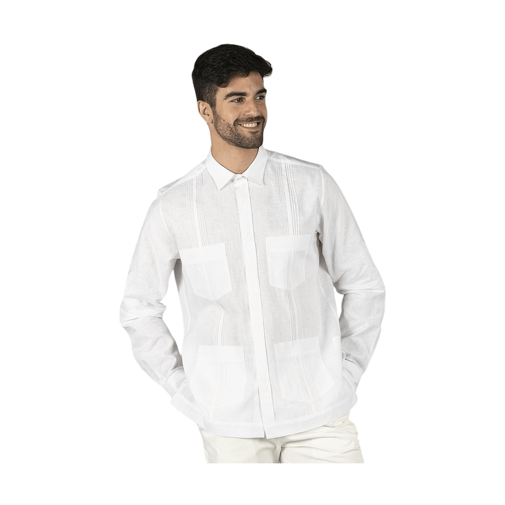 Guayabera hombre cuello camisero salomón GA210005