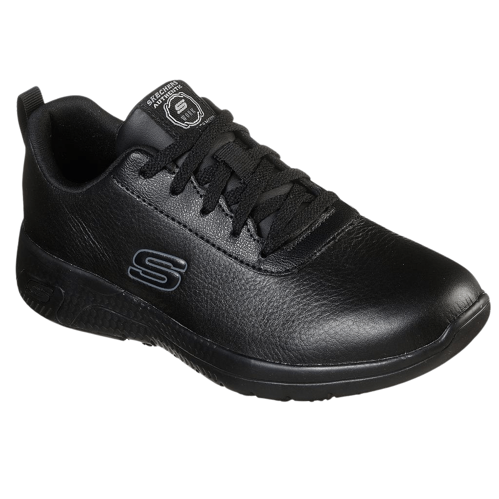SKECHERS work oxford relaxed fit - Zapato mujer laboral antideslizante de cuero GASK108010EC