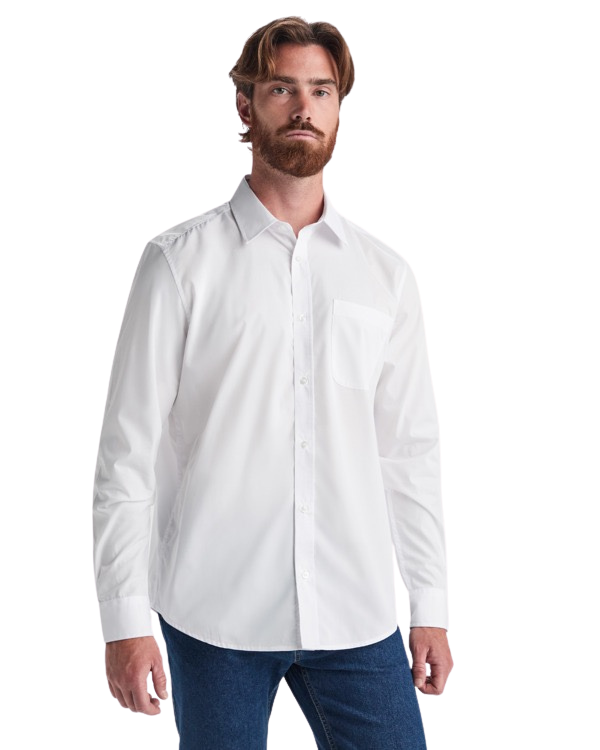 Camisa de trabajo manga larga popelín AIFOS L/S RO5504