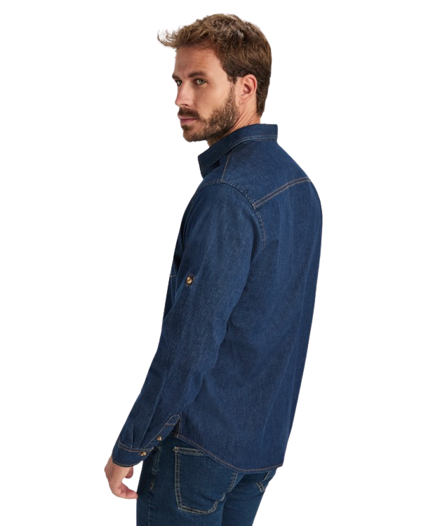 Camisa vaquera manga larga stretch LUJAN RO6706