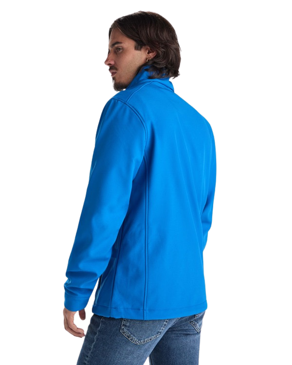 Chaqueta softshell de 2 capas con cremallera a contraste RO6432