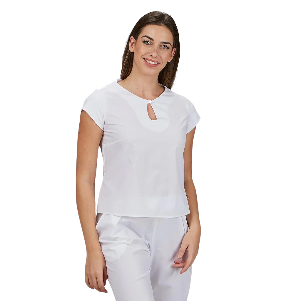 Blusa mujer escote lagrima manga corta Petra GA600104