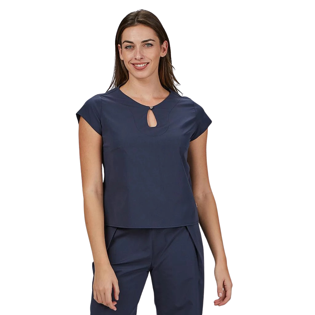 Blusa mujer escote lagrima manga corta Petra GA600104