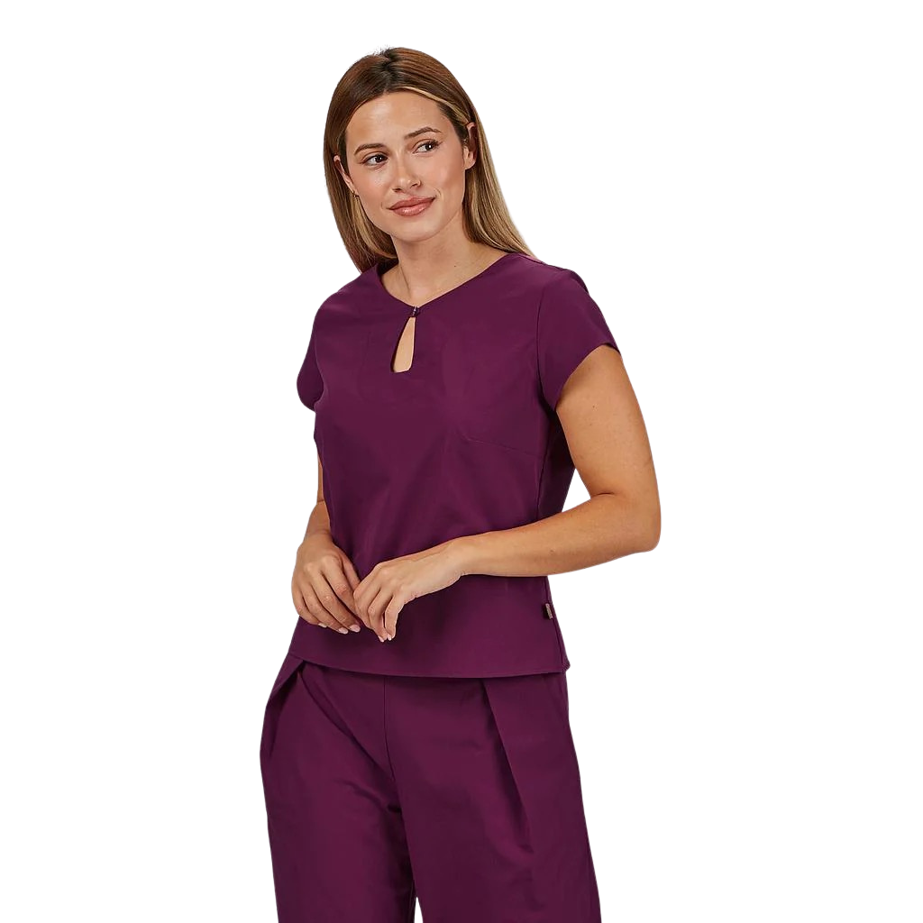 Blusa mujer escote lagrima manga corta Petra GA600104