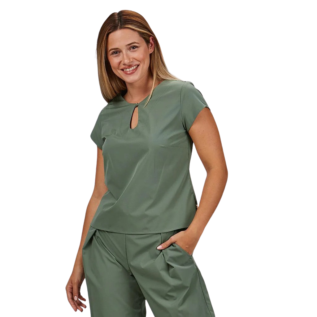 Blusa mujer escote lagrima manga corta Petra GA600104