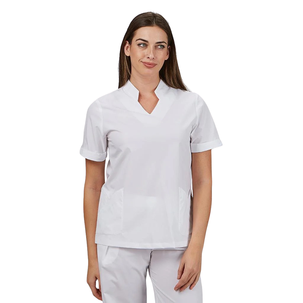 Blusa mujer cerrada bolsillos manga corta May GA600091