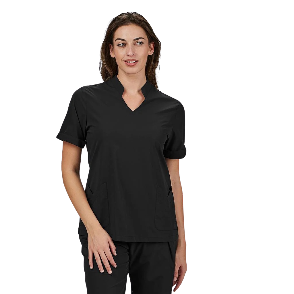 Blusa mujer cerrada bolsillos manga corta May GA600091