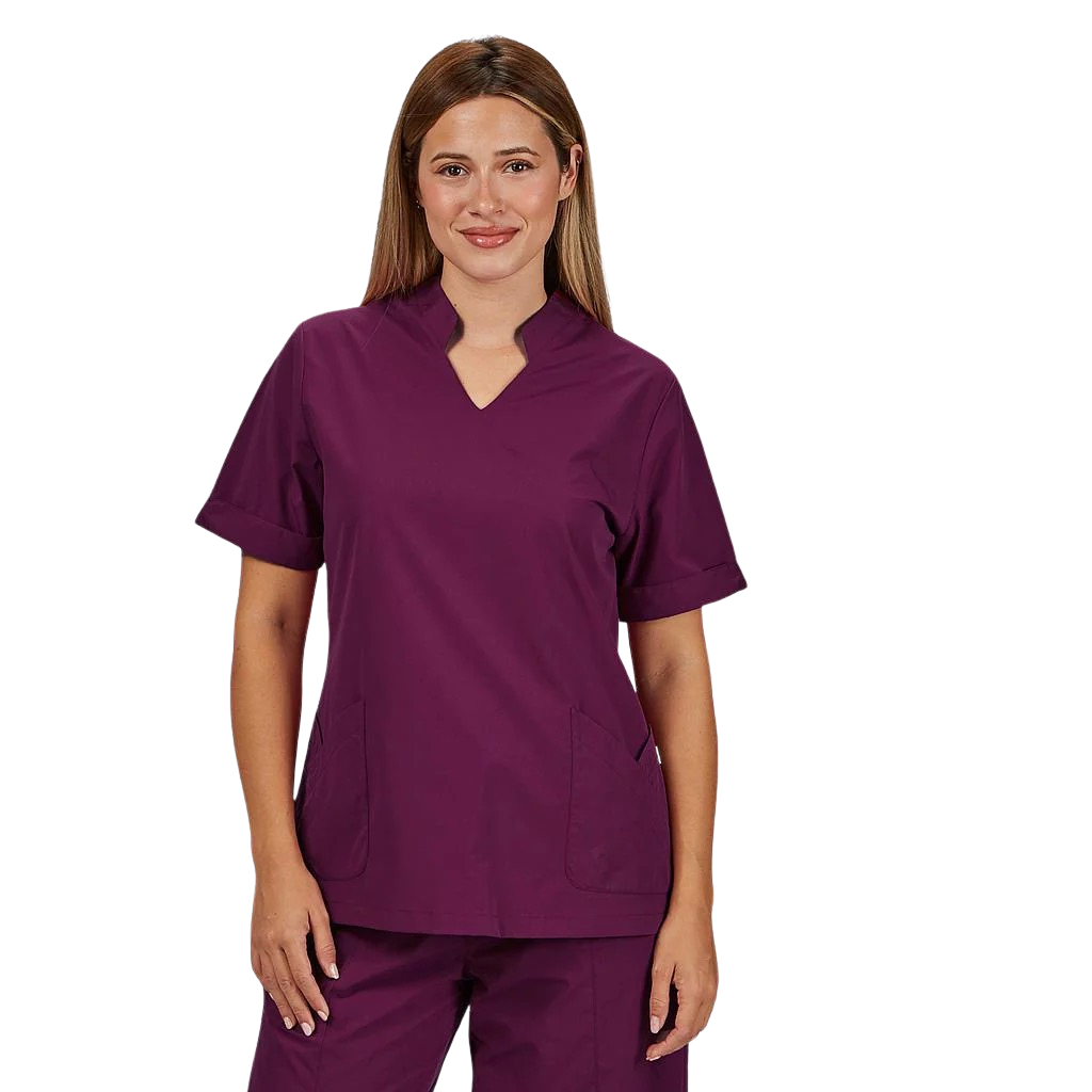 Blusa mujer cerrada bolsillos manga corta May GA600091