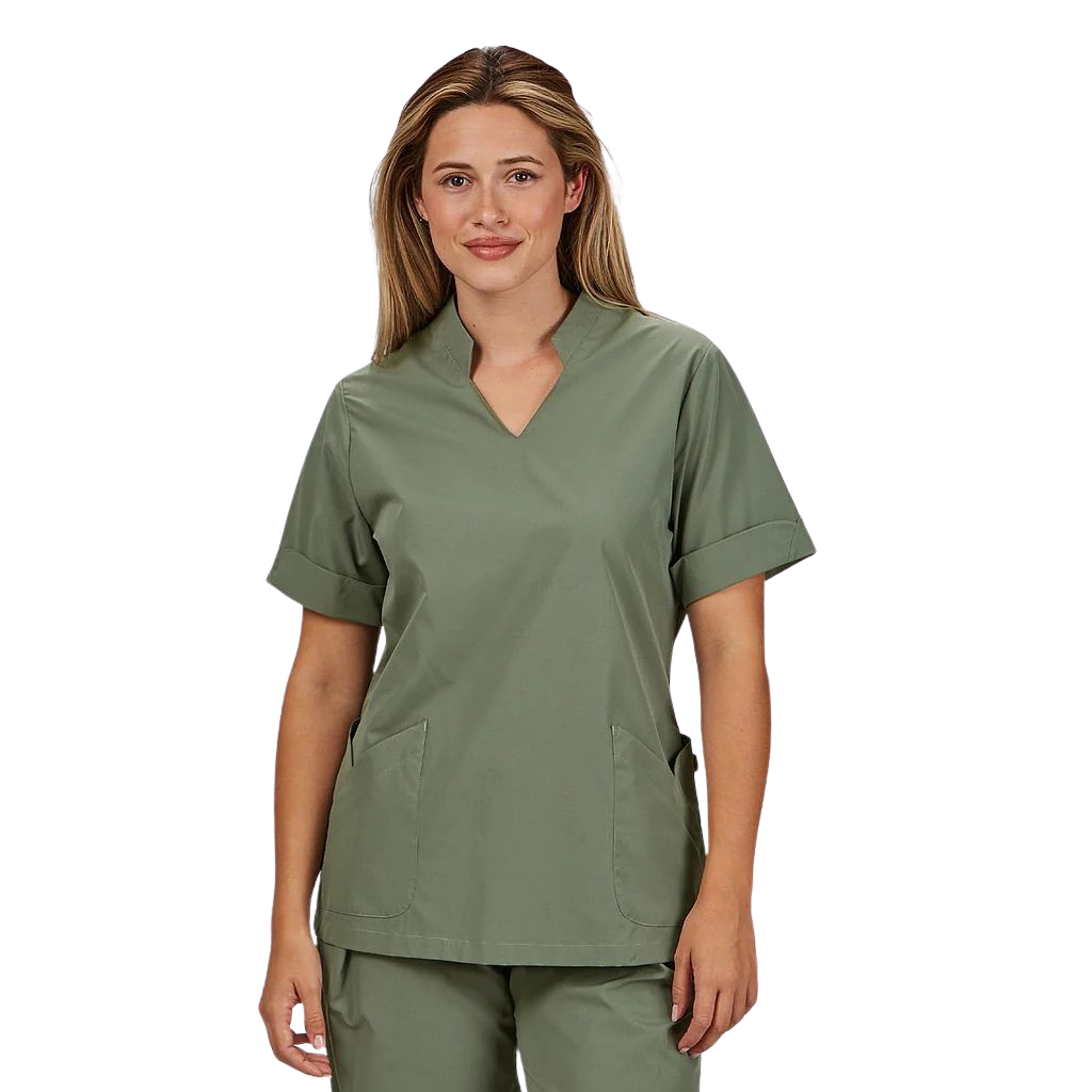 Blusa mujer cerrada bolsillos manga corta May GA600091