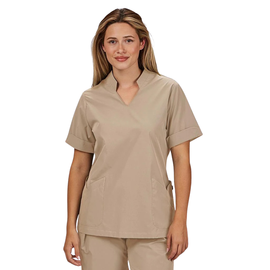 Blusa mujer cerrada bolsillos manga corta May GA600091