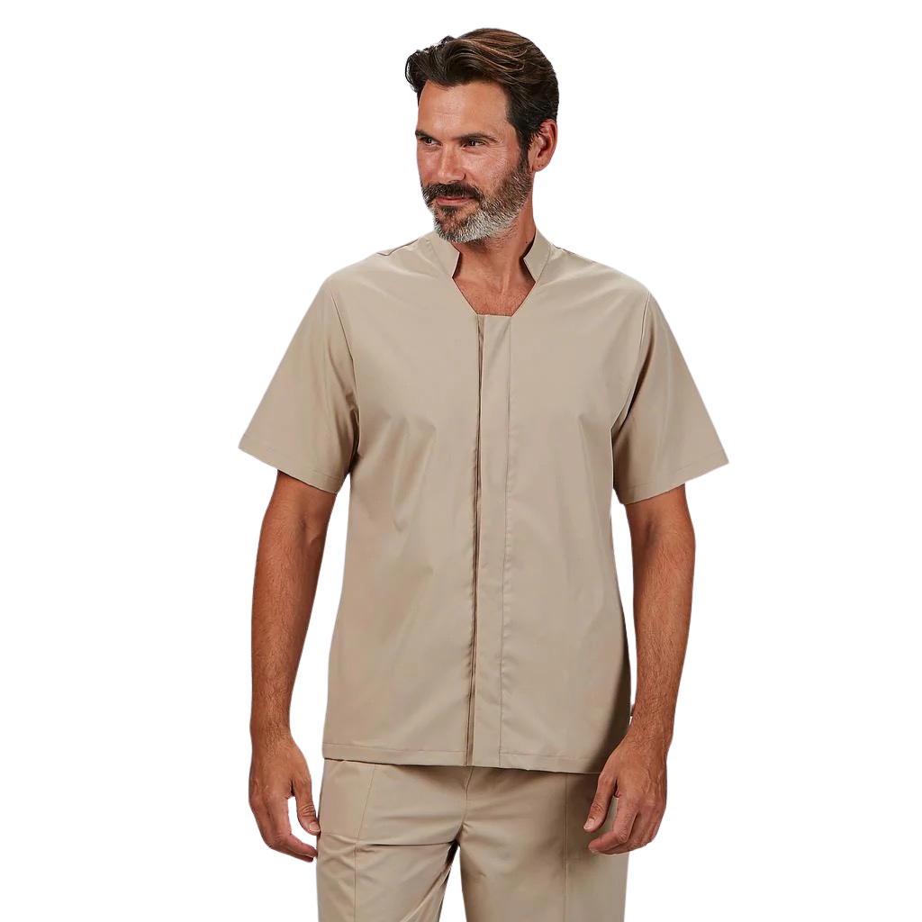Blusa hombre botón oculto manga corta Marc GA600105