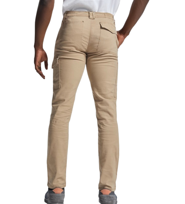 Pantalón de trabajo largo multibolsillos stretch RO9206