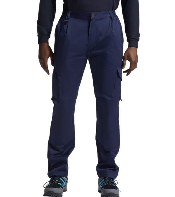 Pantalón laboral largo multibolsillos premium reforzado RO9108