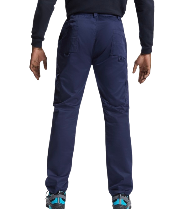 Pantalón laboral largo multibolsillos premium reforzado RO9108