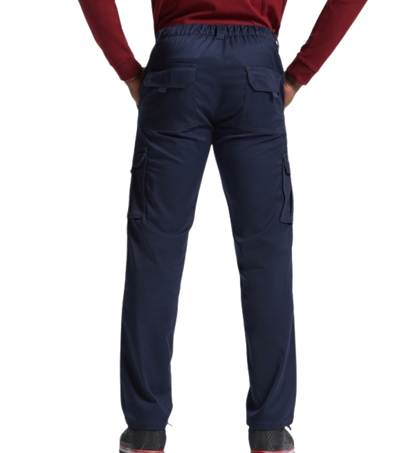 Pantalón laboral largo multibolsillos stretch cargo RO9205