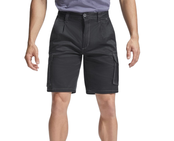 Bermuda de trabajo multibolsillos stretch RO8400