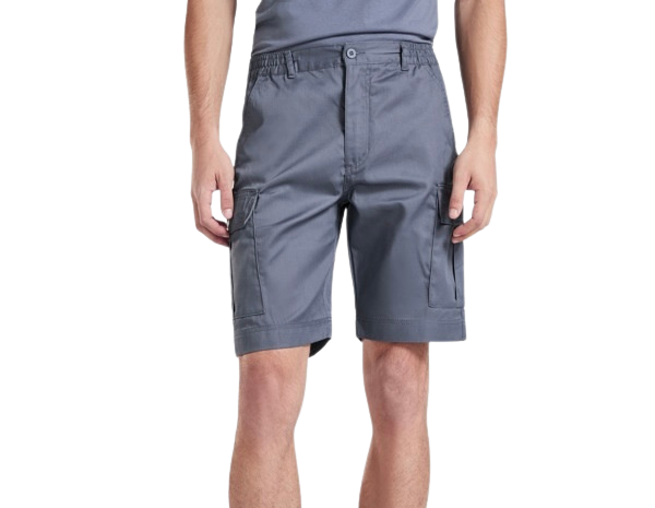 Pantalón corto multibolsillos cintura elástica RO6725