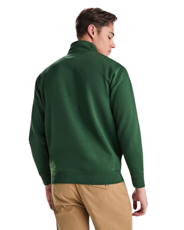 Sudadera unisex con cremallera frontal y cuello alto RO6439