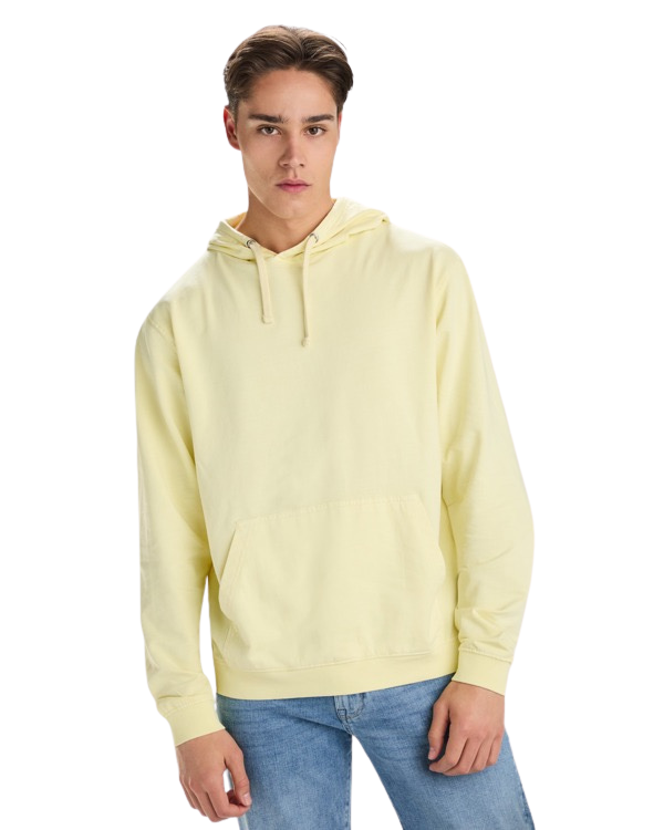 Sudadera unisex algodón efecto lavado con capucha RO2204