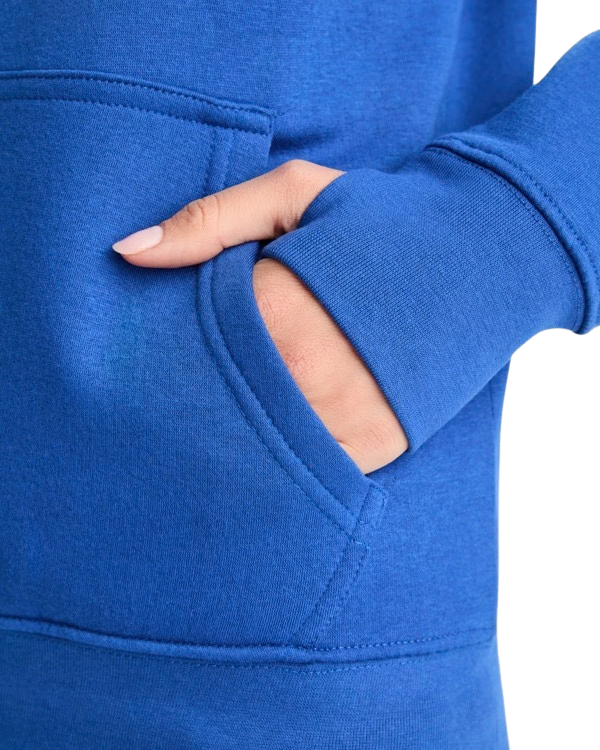 Sudadera mujer con capucha forrada y apertura para pulgar RO1068