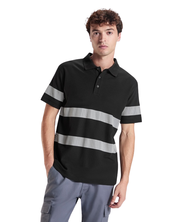 Polo manga corta visibilidad aumentada Roly WRK FORAN RO9324
