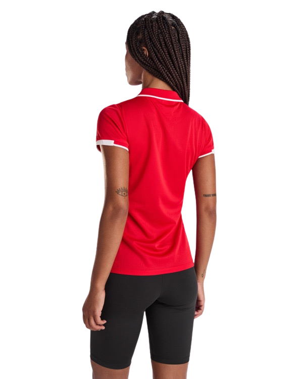 Polo técnico mujer manga corta transpirable bicolor antibacteriano RO0409