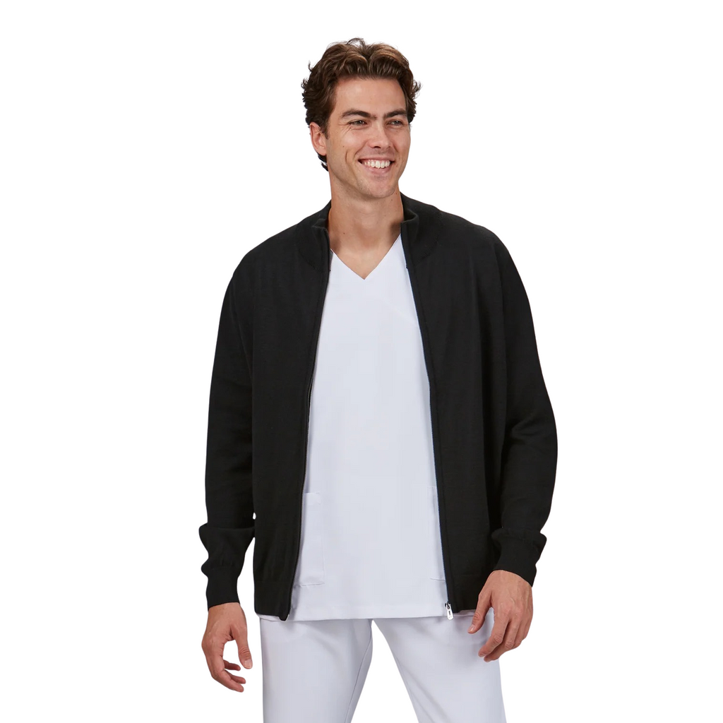 Cárdigan hombre punto fino con cremallera GA103200