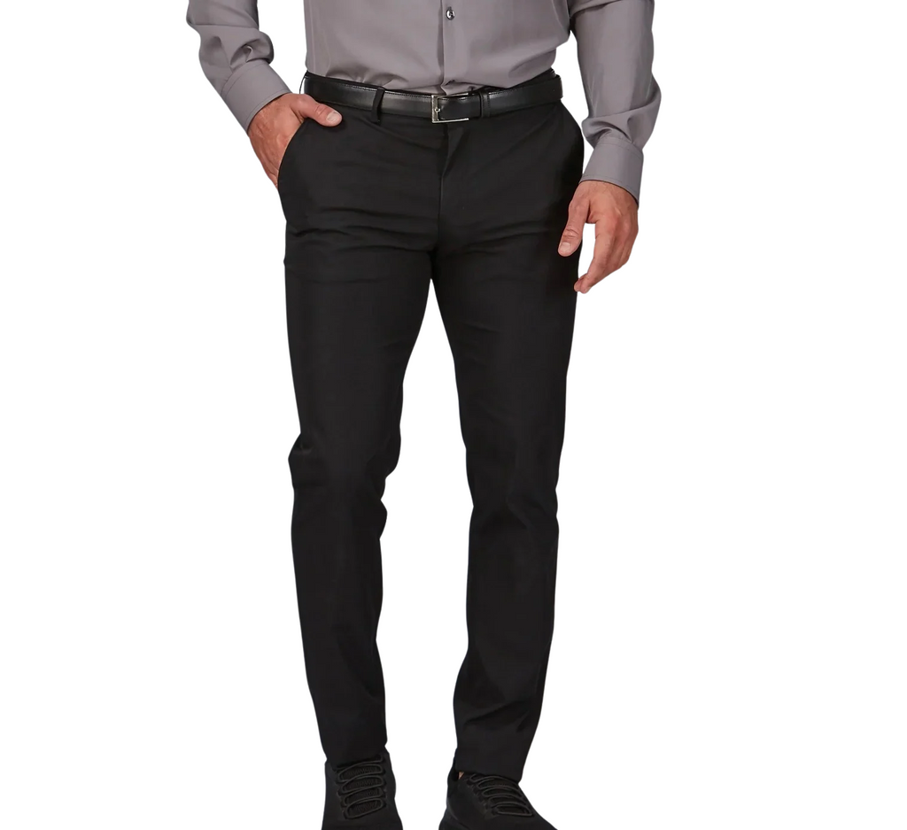 Pantalón estilo chino sarga esmerilada GA777800
