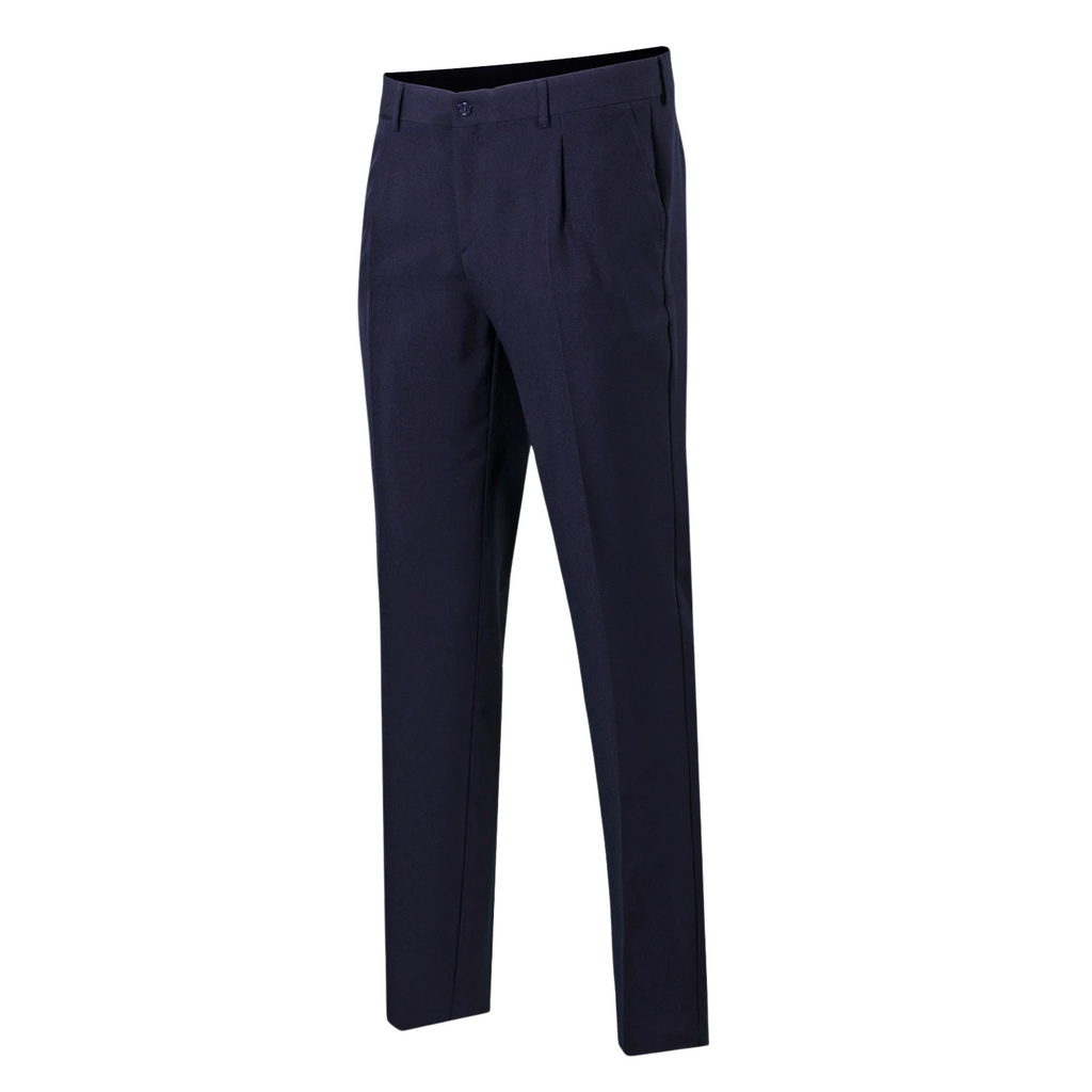 Pantalón camarero con pinza regular fit GA778600