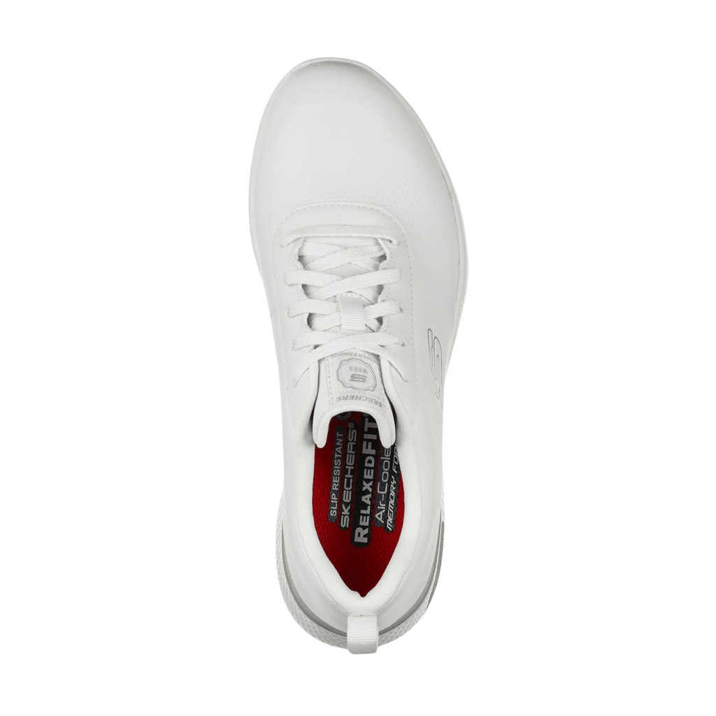 SKECHERS work oxford relaxed fit - Zapato mujer laboral antideslizante de cuero GASK108010EC