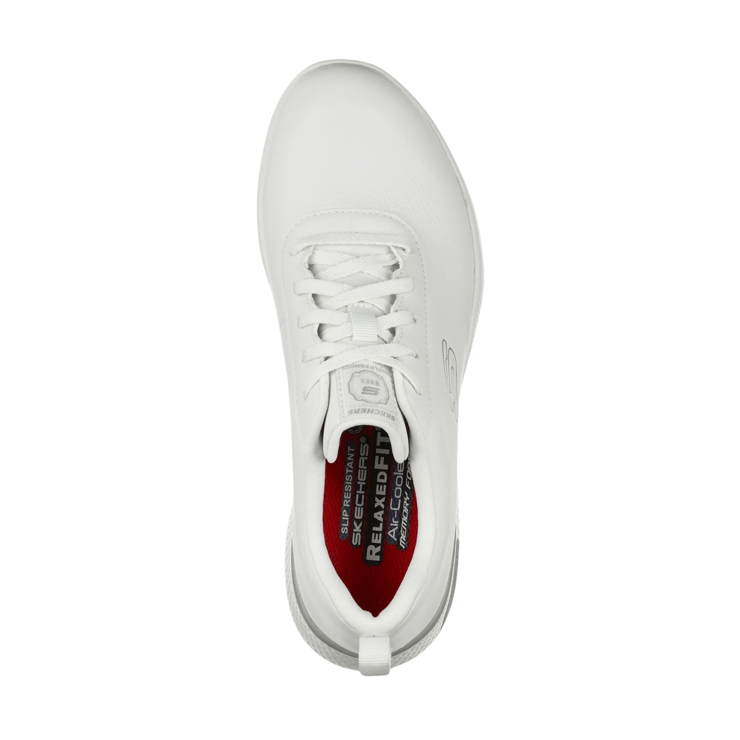 SKECHERS work oxford relaxed fit - Zapato mujer laboral antideslizante de cuero GASK108010EC