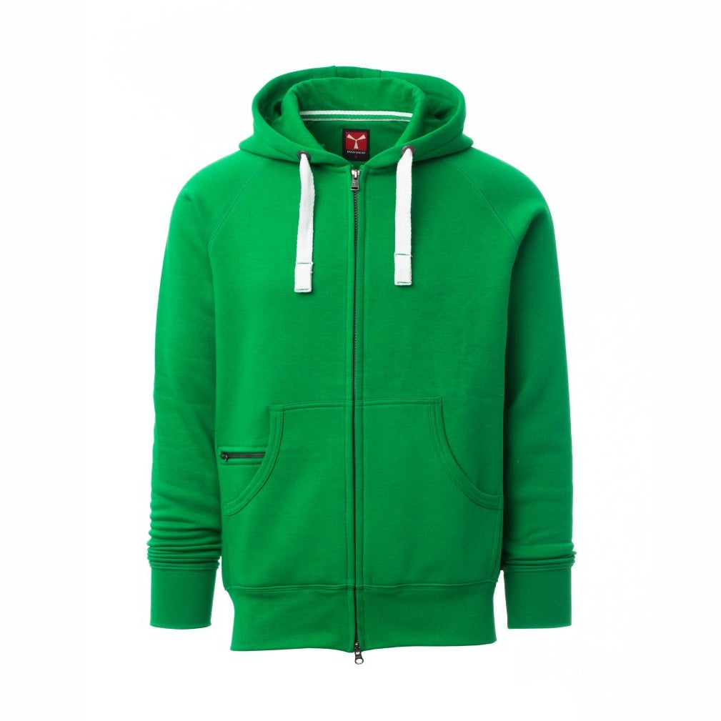 Sudadera hombre con capucha y cremallera completa cubierta PA000021-0001