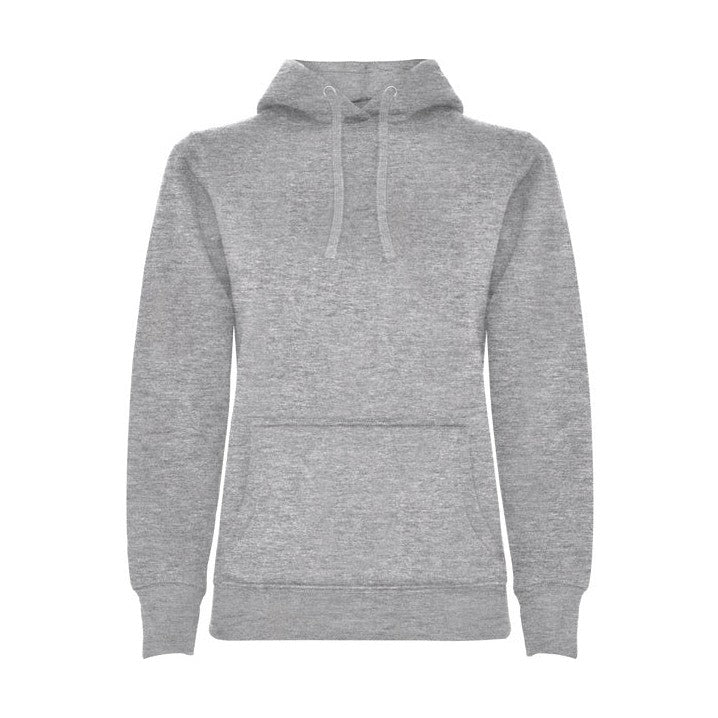 Sudadera mujer con capucha forrada y apertura para pulgar RO1068