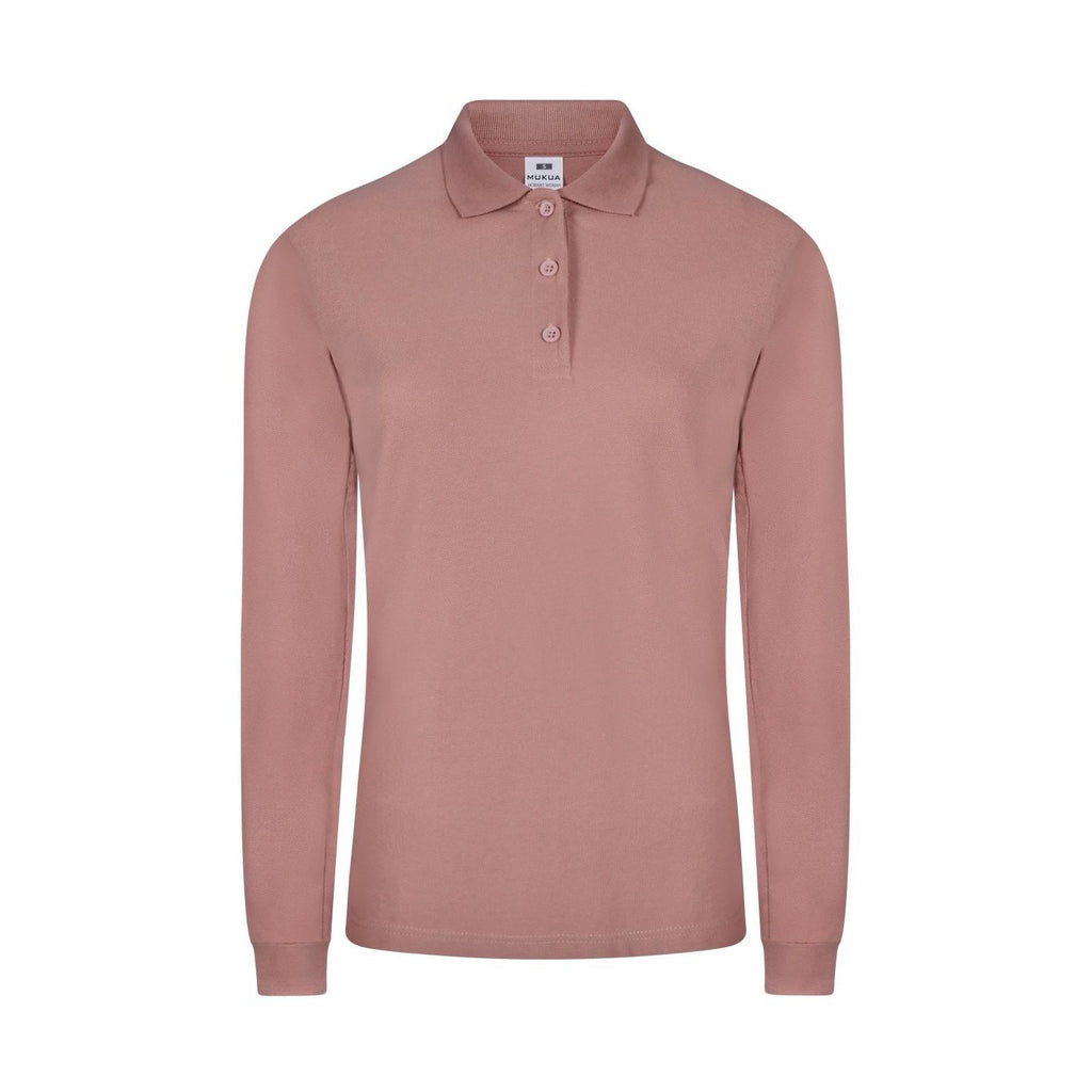 Polo mujer manga larga 100% algodón VEPL200WC