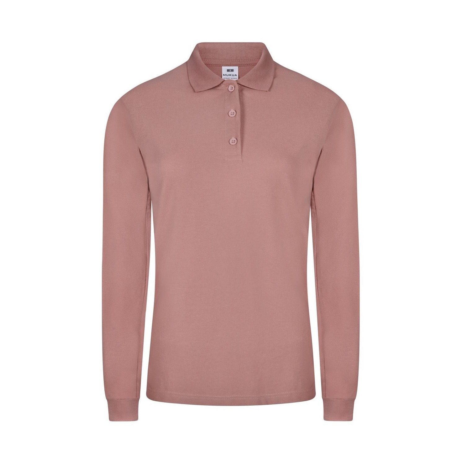 Polo mujer manga larga 100% algodón VEPL200WC