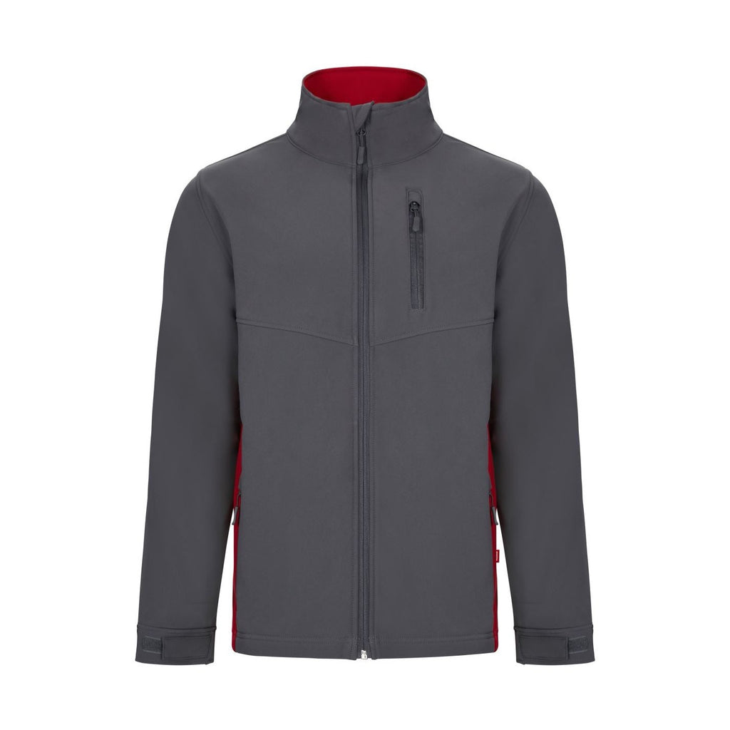 Cazadora softshell triple capa con detalles a contraste VE106004
